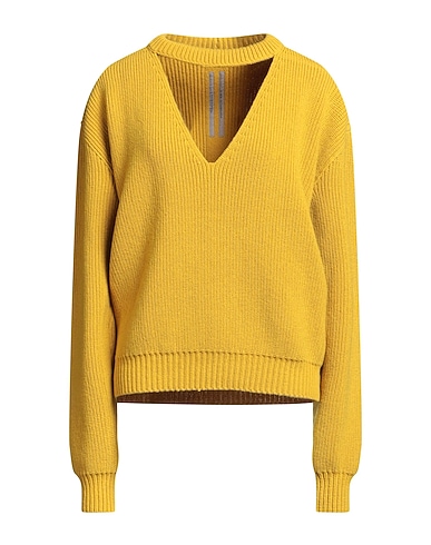 RICK OWENS Pullover GIALLO OCRA 100% Schurwolle