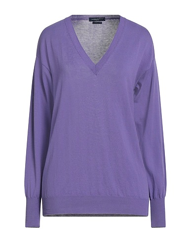 BALLANTYNE Sweater Purple 100% Cotton