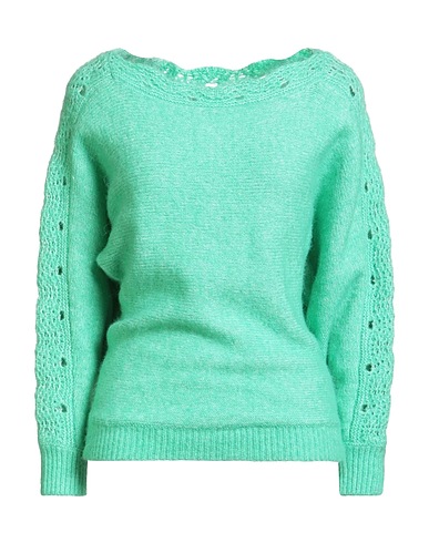 GUESS Jumper Light green 75% Polyester, 14% Acrylic, 5% Wool, 3% Elastane, 3% Alpaca wool