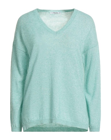 KANGRA Pullover Verde chiaro 50% Lana di alpaca, 50% Cotone