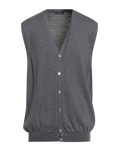 BARBA Napoli Cardigan Grey 100% Virgin Wool