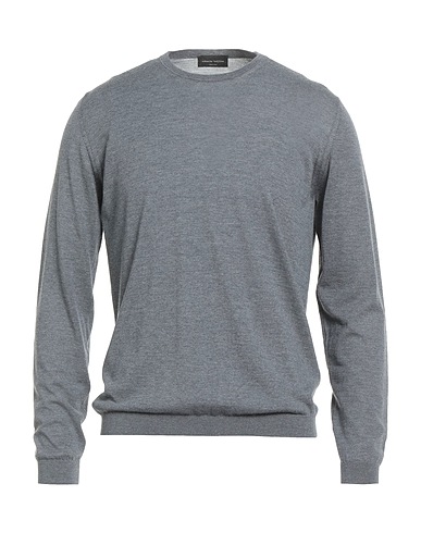 ROBERTO COLLINA Pullover Grigio 100% Lana Merino