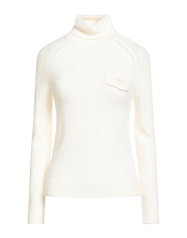 LIU •JO Polo neck Ivory 47% Acrylic, 22% Polyamide, 20% Wool, 8% Alpaca wool, 3% Elastane