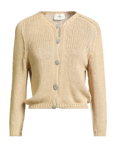 VICOLO Cardigan Sand 95% Cotton, 5% Polyamide