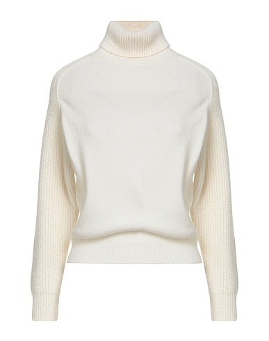 PESERICO Polo neck Cream 70% Virgin Wool, 20% Silk, 10% Cashmere, Alpaca wool, Merino Wool