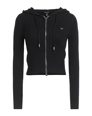 TRUE RELIGION Cardigan Black 49% Viscose, 30% Polyester, 21% Nylon