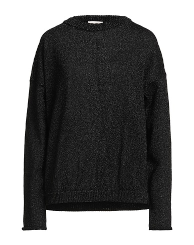 SEMICOUTURE Pullover Nero 52% Poliestere, 48% Poliammide