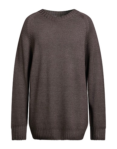 H953 Pullover Cioccolato 100% Lana Merino