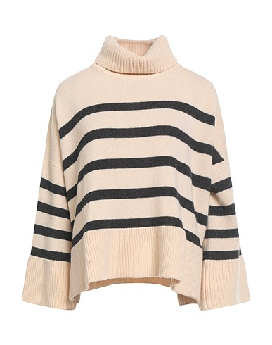 SEMICOUTURE Dolcevita Beige 70% Lana Vergine, 30% Cachemire