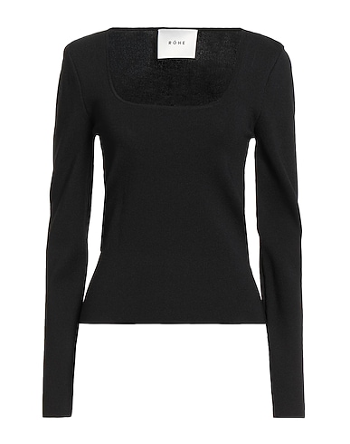 RÓHE Sweater NERO 53% Viscose, 47% Nylon
