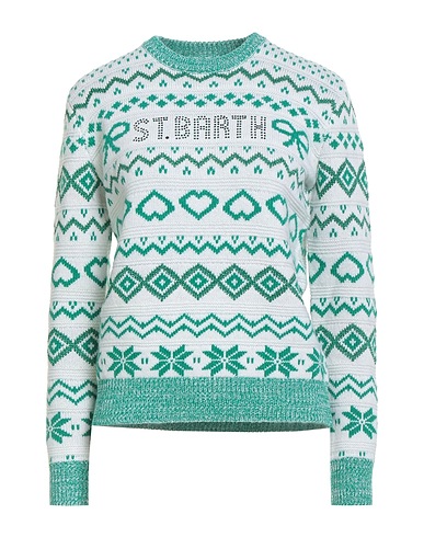 MC2 SAINT BARTH Sweater White 77% Wool, 19% Polyamide, 4% Polyester