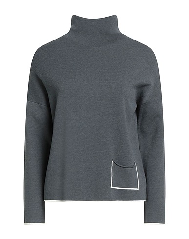 BELLWOOD Polo neck Charcoal 73% Viscose, 14% Polyester, 13% Polyamide