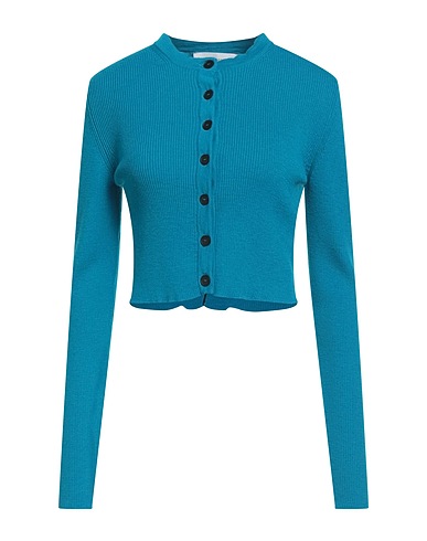 LIVIANA CONTI Cardigan Azzurro 100% Lana Vergine