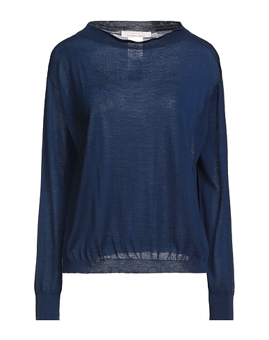 LIVIANA CONTI Jumper Navy blue 100% Virgin Wool