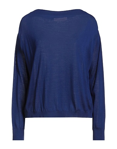 LIVIANA CONTI Sweater Bright blue 100% Virgin Wool
