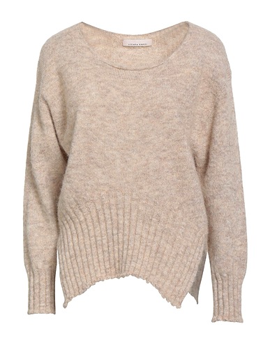 LIVIANA CONTI Jumper Beige 35% Alpaca wool, 35% Mohair wool, 30% Polyamide