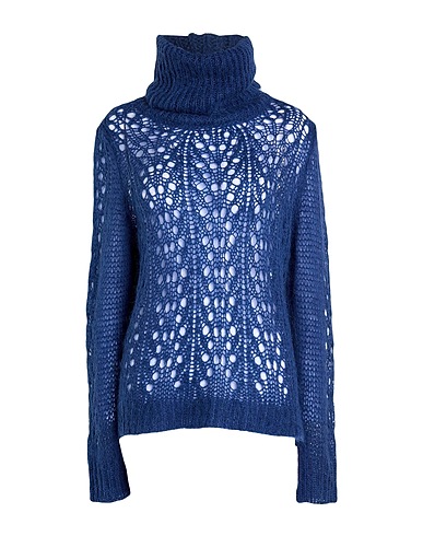 SISTE'S Turtleneck Navy 42% Polyamide, 30% Alpaca wool, 28% Acrylic