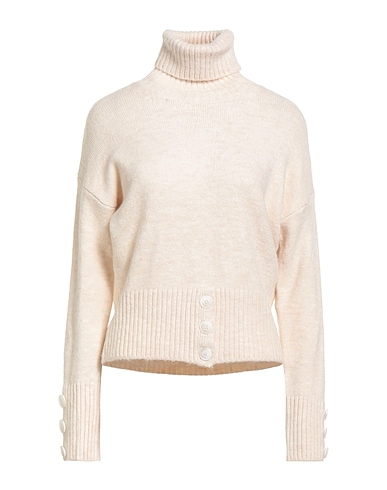HINNOMINATE Polo neck AVORIO 60% Acrylic, 14% Polyamide, 10% Polyester, 8% Viscose, 8% Wool