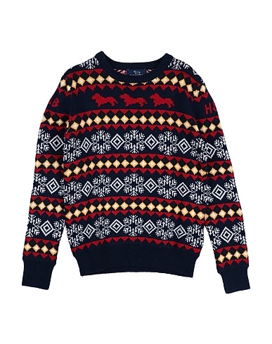 HARMONT & BLAINE Pullover Bleu marine 60% Coton, 40% Acrylique