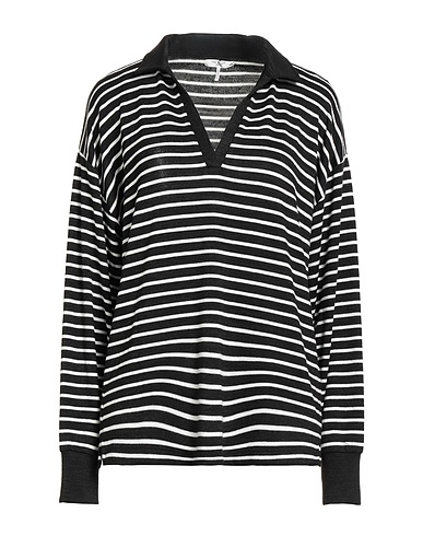 RAG & BONE Sweater Black 48% Rayon, 48% Polyester, 4% Elastane