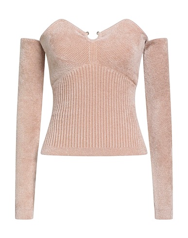 ERIKA CAVALLINI Pullover Beige 65% Viscosa, 35% Poliammide