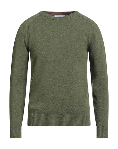 PARRAMATTA Pullover Verde militare 100% Lana di cammello