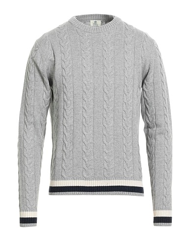 LUIGI BORRELLI NAPOLI Jumper Grey 70% Wool, 20% Silk, 10% Cashmere