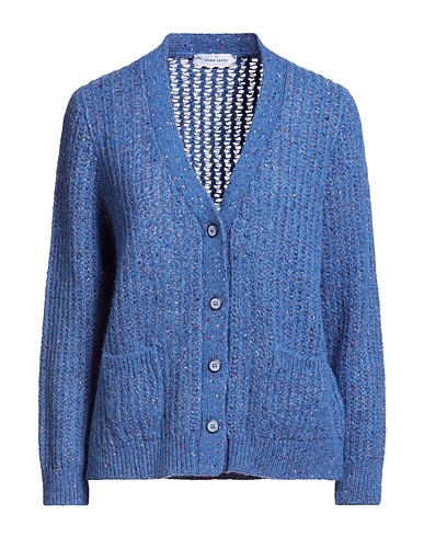 GRAN SASSO Strickjacke Taubenblau 40% Alpakawolle, 32% Viskose, 20% Polyamid, 8% Schurwolle