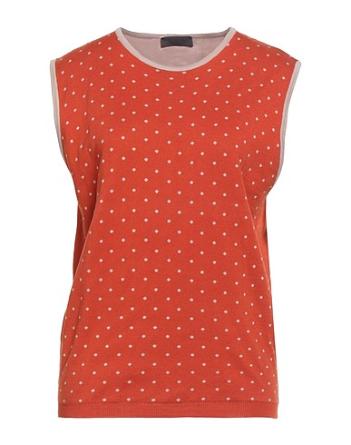 GRIFONI Jumper Orange 100% Cotton