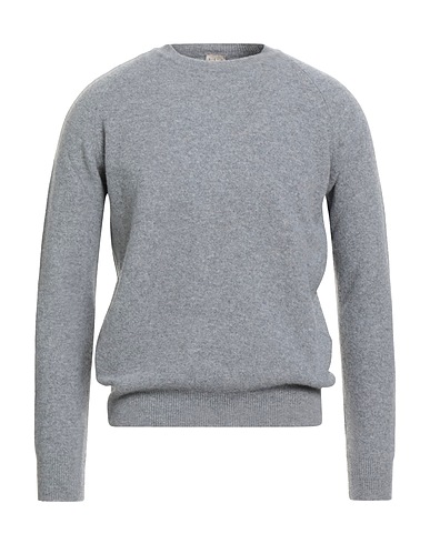 H953 Jumper Light grey 93% Wool, 6% Polyamide, 1% Elastane