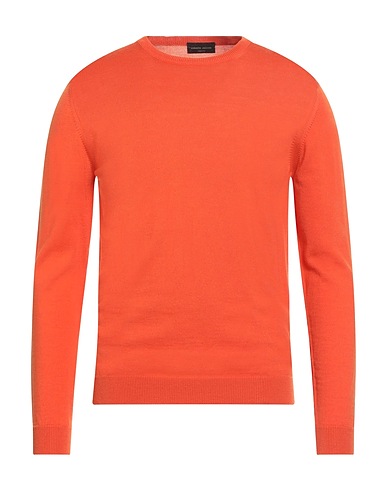 ROBERTO COLLINA Jumper Orange 100% Merino Wool