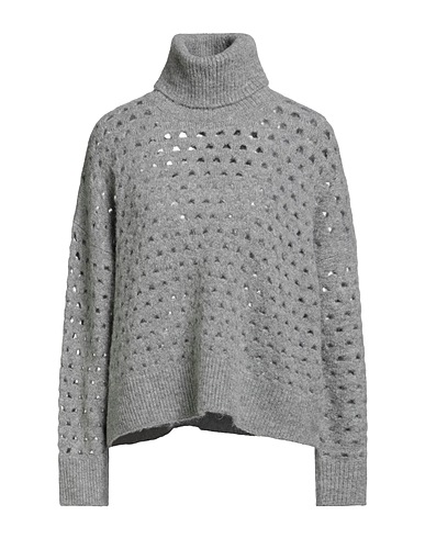 SUOLI Polo neck Grey 34% Acrylic, 30% Alpaca wool, 22% Polyamide, 12% Wool, 2% Elastane