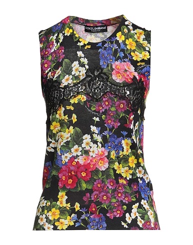 DOLCE&GABBANA Jumper Black 50% Cashmere, 25% Cotton, 20% Silk, 5% Polyamide