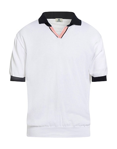 LUIGI BORRELLI NAPOLI Sweater White 100% Pima Cotton
