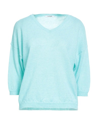 KANGRA Pullover Turchese 50% Lana di alpaca, 50% Cotone