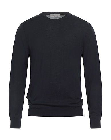 LANEUS Jumper Navy blue 70% Virgin Wool, 20% Silk, 10% Cashmere