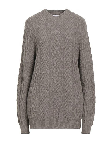 MAJESTIC FILATURES Jumper Khaki 100% Yak wool