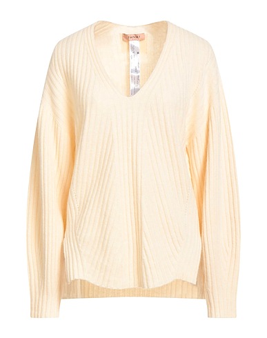 TWINSET Sweater Ivory 85% Wool, 15% Cashmere
