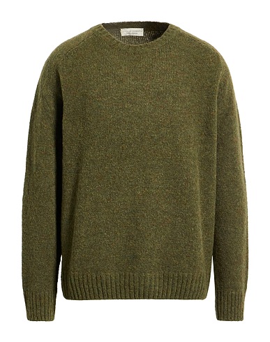 FILIPPO DE LAURENTIIS Sweater Military green 60% Alpaca wool, 25% Merino Wool, 15% Polyamide