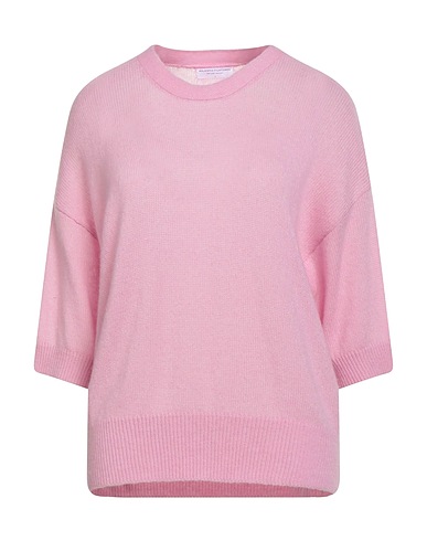 MAJESTIC FILATURES Jumper Pink 54% Merino Wool, 23% Cashmere, 23% Silk