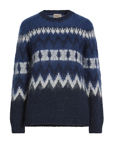 WOOLRICH Pullover Blu navy 40% Lana, 25% Lana mohair, 25% Poliammide, 10% Viscosa