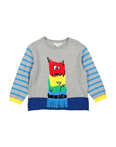 STELLA McCARTNEY KIDS Jumper Light grey 95% Cotton, 5% Wool