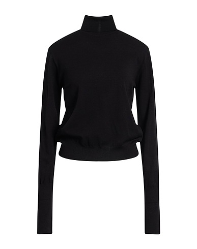 KAOS Rollkragenpullover Schwarz 72% Viskose, 28% Polyester