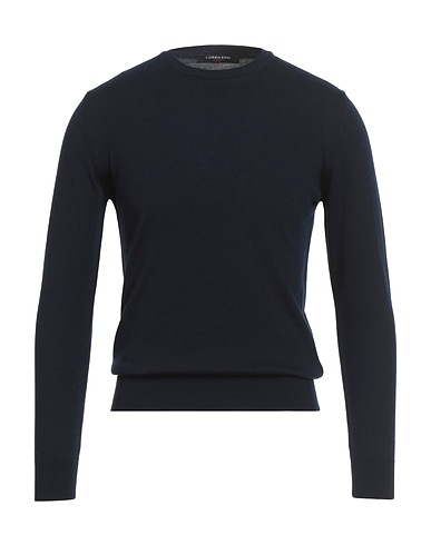 LORENZONI Jumper Midnight blue 100% Virgin Wool