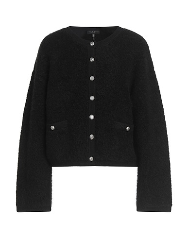 RAG & BONE Cardigan Black 30% Wool, 30% Nylon, 27% Alpaca wool, 9% Other Fibres, 4% Elastane