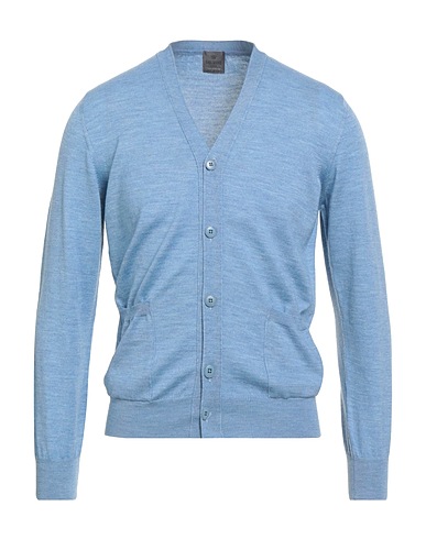 DALMINE Cardigan Pastel blue 100% Merino Wool