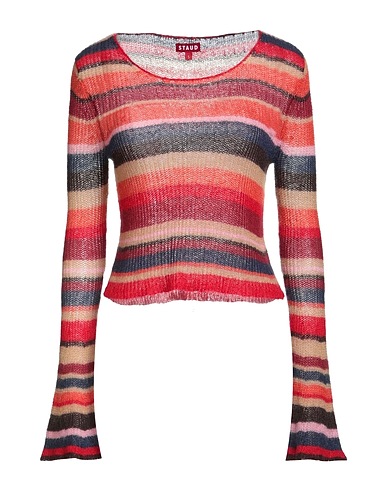 STAUD Pullover Rosso 36% Nylon, 30% Lana mohair, 27% Acrilico, 7% Lana