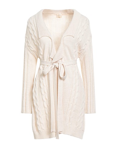 SISTE'S Cardigan Ivory 75% Acrylic, 10% Viscose, 10% Wool, 5% Alpaca wool