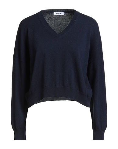 BASE MILANO Pullover Nachtblau 75% Wolle, 15% Seide, 10% Kaschmir
