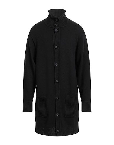 YOHJI YAMAMOTO POUR HOMME Cardigan Black 80% Wool, 20% Nylon